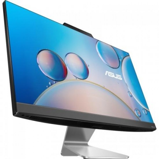 All-in-One ASUS, A3402WVAK-WPC1020, 23.8-inch,FHD (1920 x 1080) 16:9, Non-touch screen, Intel® RPL-R Core™ 3 Processor 100U 1.2 GHz (10MB Cache, up to 4.7 GHz, 6 Cores), 8GB DDR5 SO-DIMM,256GB M.2 NVMe™ PCIe® 4.0 SSD,Built-in array microphone, Built-in sp