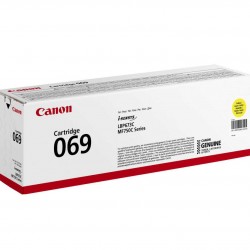 Toner Canon CRG069Y, Galben, capacitate 1900 pagini, pentru i-SENSYS LBP673Cdw, MF754Cdw, MF752Cdw.