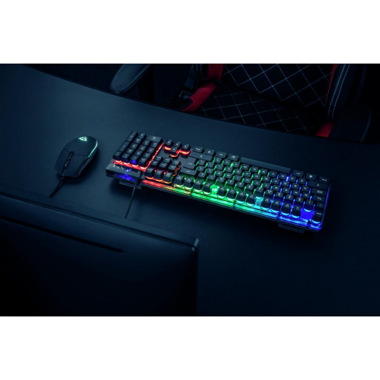 Kit Tastatura + Mouse Trust GXT 838 Azor Gaming Combo, negru