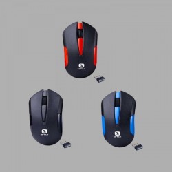 Mouse Serioux wireless, Drago 300, 1000dpi, negru, baterie AA inclusa ,receptor nano, blister, USB