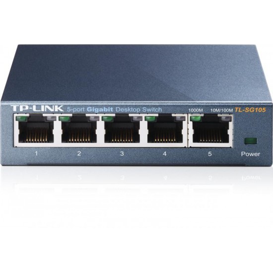 Switch TP-Link TL-SG105, 5 port,10/100/1000 Mbps Switch TP-Link TL-SG105, 5 port,10/100/1000 Mbps