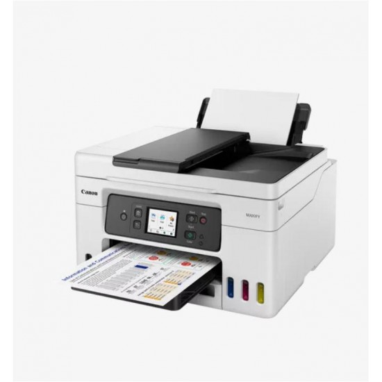 Multifunctional inkjet color Canon Maxify GX4040, ( Print, Copy,Scan,Fax, Cloud), dimensiune A4 , duplex printare si scanare, ADF 35 coli, viteza 18 Ipm alb-negru, 13 Ipm color, rezolutie 600X1200 dpi, alimentare hartie 250 +100 coli, Scanner CIS, rezolut