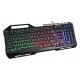 Kit Gaming Serioux Tobis 3 in 1, Tastatura de gaming, 104 taste, 7 taste Anti-ghosting, design slim, iluminare rainbow, structura metalica + taste negre, suport telefon, cablu USB 1.5M PVC, plug and play; Mouse gaming, senzor Sunplus 192, 1000-6400 DPI, s