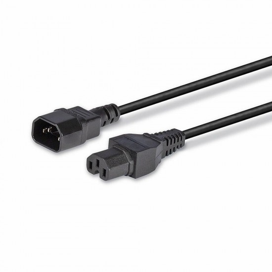 Lindy Extensie Cablu Alimentare 2m C14 to C15