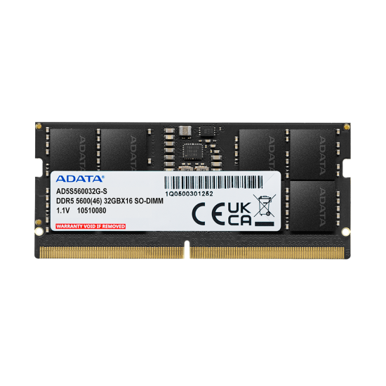 Memorie RAM Adata notebook 32GB, DDR5, 5600MHz, CL46, 1.1v Memorie RAM Adata notebook 32GB, DDR5, 5600MHz, CL46, 1.1v