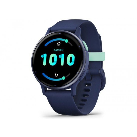 Ceas smartwatch Garmin vívoactive 5 Blue/Blue Metal Ceas smartwatch Garmin vívoactive 5 Blue/Blue Metal