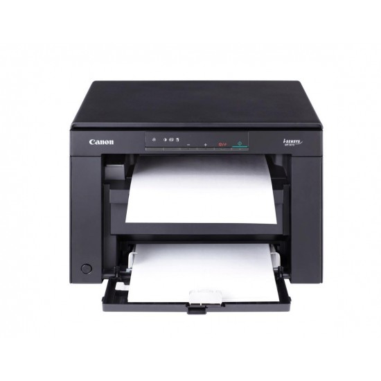 Multifunctional laser mono Canon MF3010 + 2X CRG725 incluse in pachet,dimensiune A4 (Printare, Copiere, Scanare), viteza 18ppm, rezolutie max1200x600dpi, memorie 64MB RAM, alimentare hartie 150 coli, limbaj deprintare UFRII-LT, scan: flatbed, color, max 6