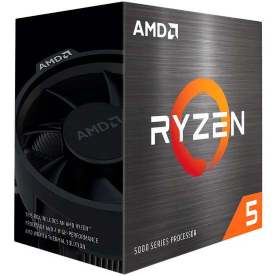 CPU AMD Ryzen 5 4500, skt AM4, AMD Ryzen 5, frecventa 3.6 GHz, turbo 4.1 GHz, 6 nuclee, putere 65 W, 