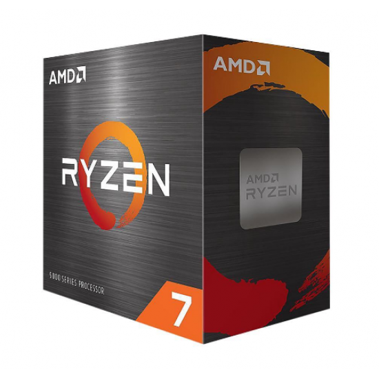 CPU AMD Ryzen 7 5700X, skt AM4, AMD Ryzen 7, frecventa 3.4 GHz, turbo 4.6 GHz, 8 nuclee, putere 65 W, 