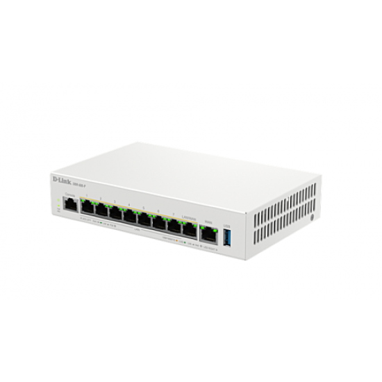 ROUTER D-Link wired 2.5 Gigabit, 1 x Gigabit WAN, 1 x 2.5G WAN/LAN, 7 x 2.5G LAN, 8 Port 802.3at PoE output, tehnologie VPN 