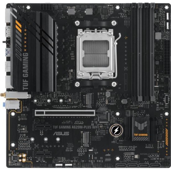 Placa de baza TUF GAMING A620M-PLUS WIFI,AMD A620, Socket AM5, mATX Placa de baza TUF GAMING A620M-PLUS WIFI,AMD A620, Socket AM5, mATX