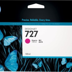 Cartus Cerneala Original HP Magenta, nr.727, pentru DesignJet T1500|T1530|T2500|T2530|T920, 130ml, (timbru verde 0.15 lei), 