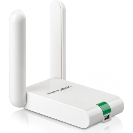 ADAPTOR RETEA TP-LINK MINI, extern wireless 2.4 GHz, Mini USB 2.0, port, 300 Mbps, antena externa x 2, 