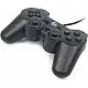 GAMEPAD cu fir GEMBIRD, 2x console, PC, USB, negru, 