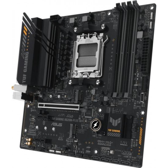 Placa de baza TUF GAMING A620M-PLUS WIFI,AMD A620, Socket AM5, mATX Placa de baza TUF GAMING A620M-PLUS WIFI,AMD A620, Socket AM5, mATX