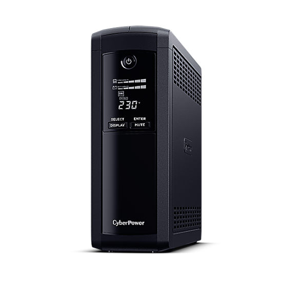 UPS CYBER POWER Line Int. cu manag,tower,1600VA/ 960W,AVR,8xIEC C13,LCD,2x 12V/9Ah,Backup 1-8 min,incarcare 8h,conector USB,RS232,RJ45,GreenP,