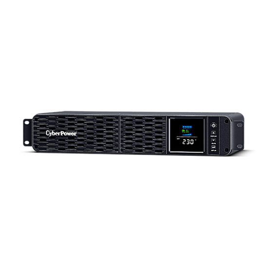 UPS CYBER POWER Line Int. cu Sinusoida Pura,rack 2U,2000VA/ 1200W AVR,8xIEC,LCD,2x 12V/9Ah,Backup 2-9min,incarc.8h,USB,RS232,RJ45,slot SNMP,GreenP,seria CP 