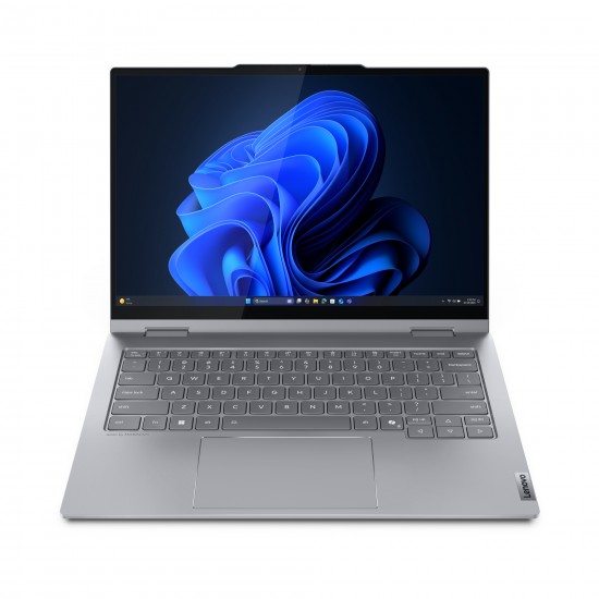 14 ThinkBook 14 2-in-1 G5 IAU, WUXGA IPS Touch, Procesor Intel® CoreTM Ultra 7 255U (12M Cache, up to 5.20 GHz), 16GB DDR5, 512GB SSD, Intel Graphics, Win 11 Pro, Luna Grey 