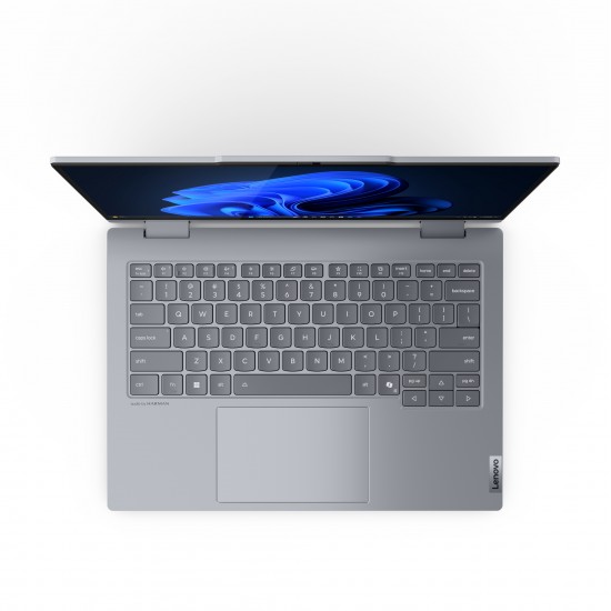 14 ThinkBook 14 2-in-1 G5 IAU, WUXGA IPS Touch, Procesor Intel® CoreTM Ultra 7 255U (12M Cache, up to 5.20 GHz), 16GB DDR5, 512GB SSD, Intel Graphics, Win 11 Pro, Luna Grey 