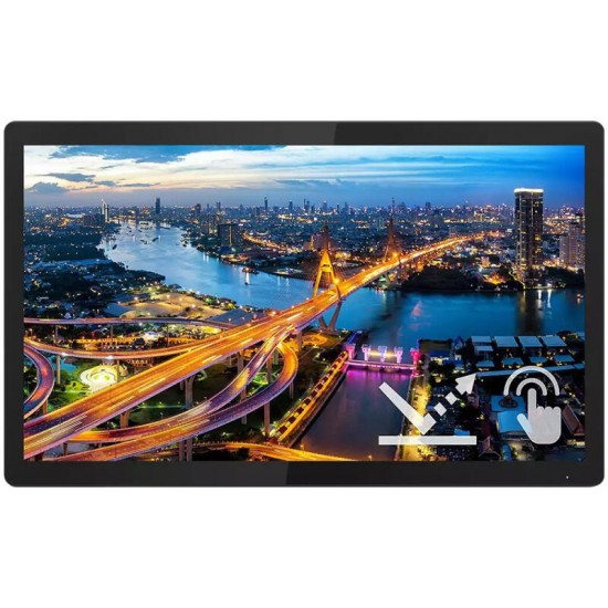 MONITOR  Philips 21.5 inch, home | office, IPS, Full HD (1920 x 1080), Wide, 400 cd/mp, 4 ms, HDMI | VGA | DisplayPort, 