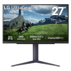 Gaming UltraGear 27GS85Q-B 27 inch QHD IPS 1 ms 200 Hz HDR FreeSync & G-Sync Compatible 