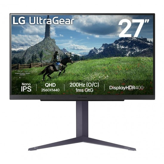 Gaming UltraGear 27GS85Q-B 27 inch QHD IPS 1 ms 200 Hz HDR FreeSync & G-Sync Compatible 