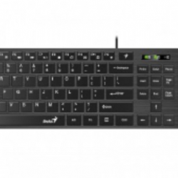 TASTATURA GENIUS USB, 104 taste (chocolate style), black, 
