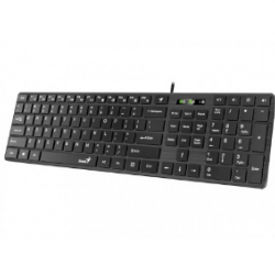 TASTATURA GENIUS USB, 104 taste (chocolate style), black, 