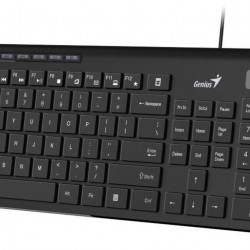 TASTATURA GENIUS USB, 104 taste (chocolate style), black, 