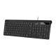 TASTATURA GENIUS USB, 104 taste (chocolate style), black, 