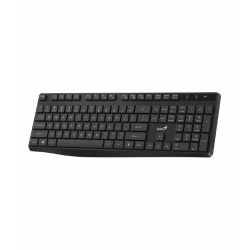 TASTATURA GENIUS wireless, multimedia, 104 taste + 11 taste multimedia (functii),  USB, negru, 