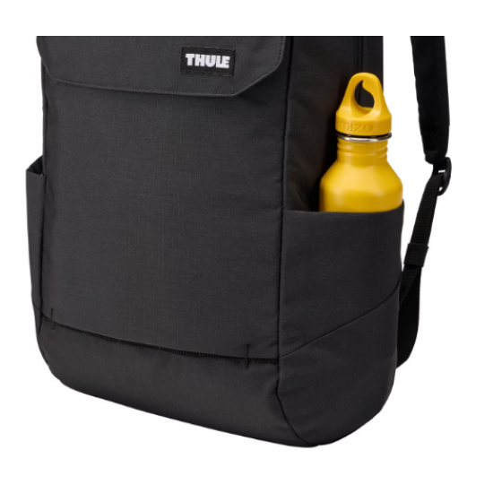 RUCSAC THULE, pt. notebook de max. 15.6 inch, 1 compartiment, buzunar frontal | buzunar lateral x 2, waterproof, poliester, negru, 