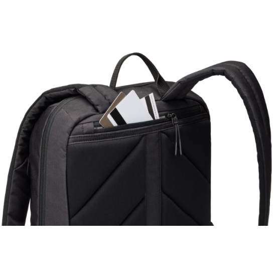 RUCSAC THULE, pt. notebook de max. 15.6 inch, 1 compartiment, buzunar frontal | buzunar lateral x 2, waterproof, poliester, negru, 