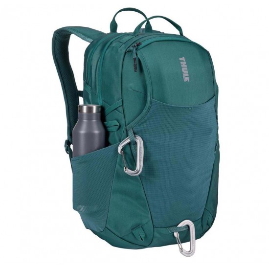 RUCSAC THULE Enroute, 26 l, pt. notebook de max. 15.6 inch, 2 compartimente, buzunar lateral x 2, waterproof, nylon, verde, 