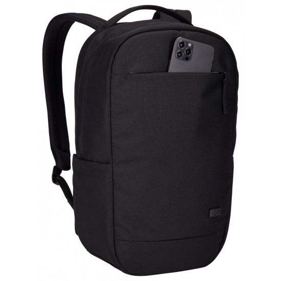 RUCSAC CASE LOGIC Invigo, pt. notebook de max. 14 inch, 1 compartiment, buzunar frontal x 2 | buzunar lateral, waterproof, nylon, negru, 3205104  