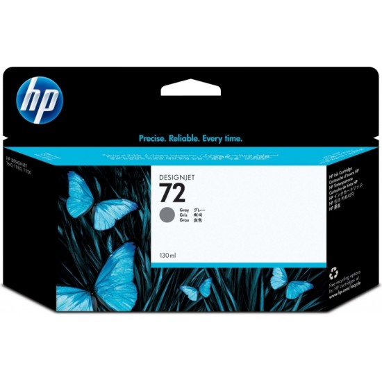 Cartus Cerneala Original HP Grey, nr.72, pentru DesignJet T1100|1120|1200|1300|2300|T610|620|770|790, , (timbru verde 0.15 lei), 