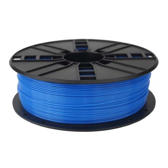FILAMENT GEMBIRD pt. imprimanta 3d, PLA, 1.75mm diamentru, 1Kg / bobina, aprox. 330m, topire 190-220 grC, fluorescent blue, 