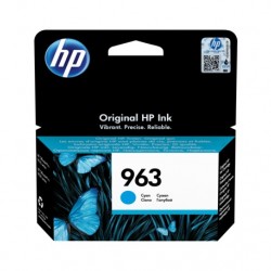 Cartus Cerneala Original HP Cyan, nr.963, pentru OfficeJet Pro 9010|9013|9014|9020|9023 , 700, (timbru verde 0.15 lei), 