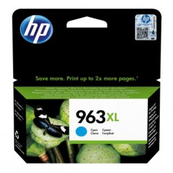 Cartus Cerneala Original HP Cyan, nr.963XL, pentru OfficeJet Pro 9010|9013|9014|9020|9023, 1.6K, (timbru verde 0.15 lei), 