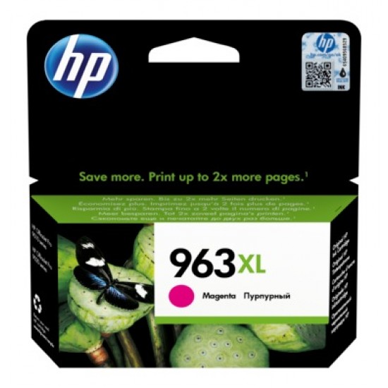 Cartus Cerneala Original HP Magenta, nr.963XL, pentru OfficeJet Pro 9010|9013|9014|9020|9023, 1.6K, (timbru verde 0.15 lei), 