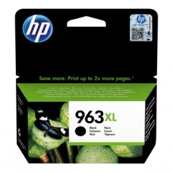 Cartus Cerneala Original HP Black, nr.963XL, pentru OfficeJet Pro 9010|9013|9014|9020|9023, 2K, (timbru verde 0.15 lei), 