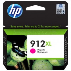 Cartus Cerneala Original HP Magenta, nr.912XL, pentru OfficeJet 8013|8023, 825, (timbru verde 0.15 lei), 