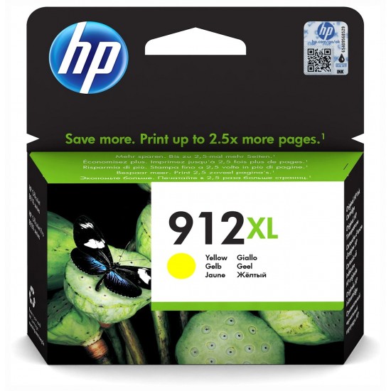 Cartus Cerneala Original HP Yellow, nr.912XL, pentru OfficeJet 8013|8023, 825, (timbru verde 0.15 lei), Cartus Cerneala Original HP Yellow, nr.912XL, pentru OfficeJet 8013|8023, 825, (timbru verde 0.15 lei),