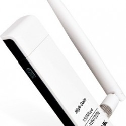 ADAPTOR RETEA TP-LINK , extern wireless 2.4 GHz, USB 2.0, port, 150 Mbps, antena externa detasabila x 1, 