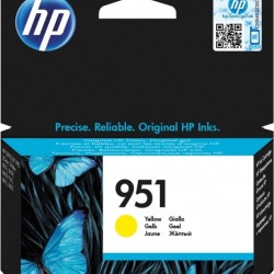 Cartus Cerneala Original HP Yellow, nr.951, pentru OfficeJet Pro 251|276|8100|8600, , (timbru verde 0.15 lei), 