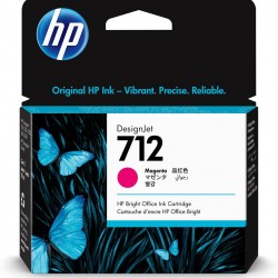Cartus cerneala Original HP Magenta, nr.712, pentru DesignJet Studio 24|Studio 36|T230|T250|T630|T650, 38ml, (timbru verde 0.15 lei), 