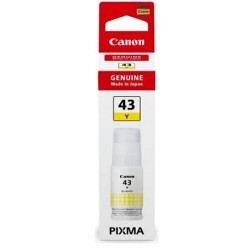 Cartus Cerneala Original Canon Yellow, GI-43Y, pentru Pixma G540|G640, 3.7K, (timbru verde 0.15 lei), 