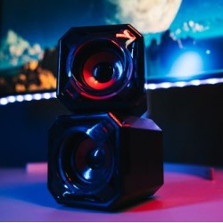 BOXE GAMING VERBATIM SUREFIRE GATOR EYE, 2.0, 5W, RED 