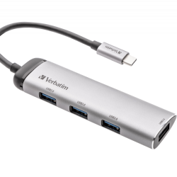 HUB VERBATIM MULTIPORT, USB 3.2, GEN 1, TYPE A 