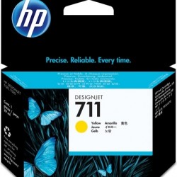 Cartus Cerneala Original HP Yellow, nr.711, pentru DesignJet T120|T520, , (timbru verde 0.15 lei), 
